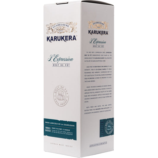 KARUKERA RHUM L'EXPRESSION BRUT DE FUT 60,2% 0,7L