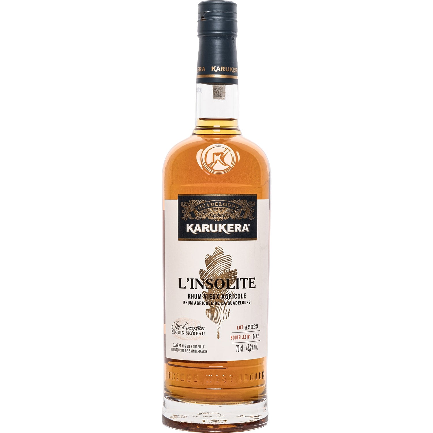 KARUKERA L'INSOLITE RHUM VIEUX AGRICOLE 45,2% 0,7