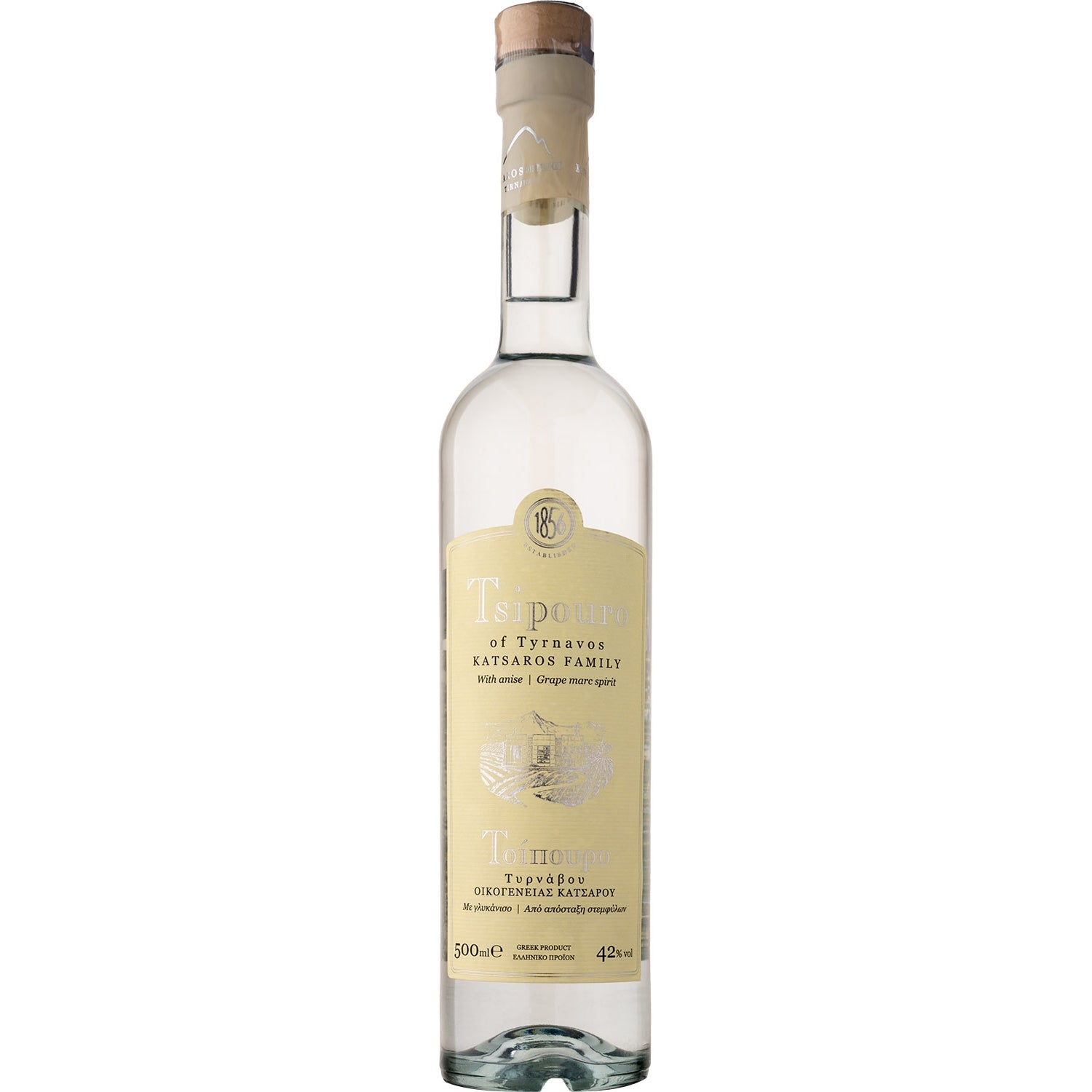TSIPOURO TIRNAVOU 42% 0,5L