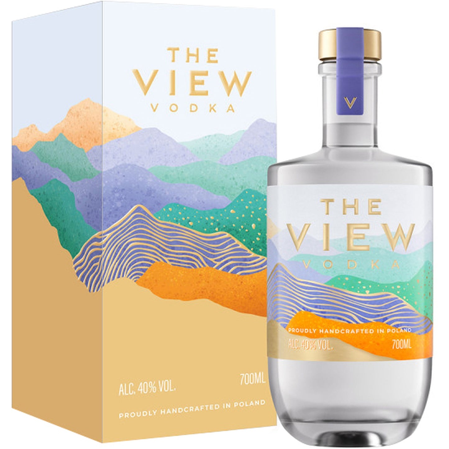 WÓDKA THE VIEW 40% 0,7 GIFTBOX