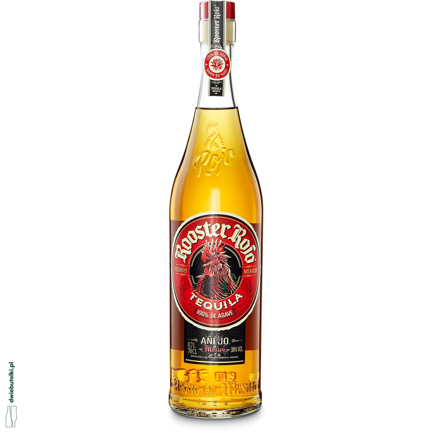 ROOSTER ROJO ANEJO 38% 0,7L