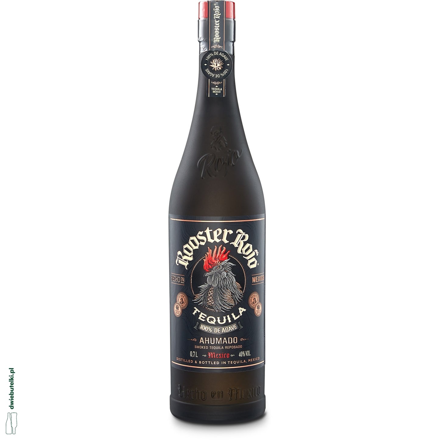 ROOSTER ROJO AHUMADO 40% 0,7L