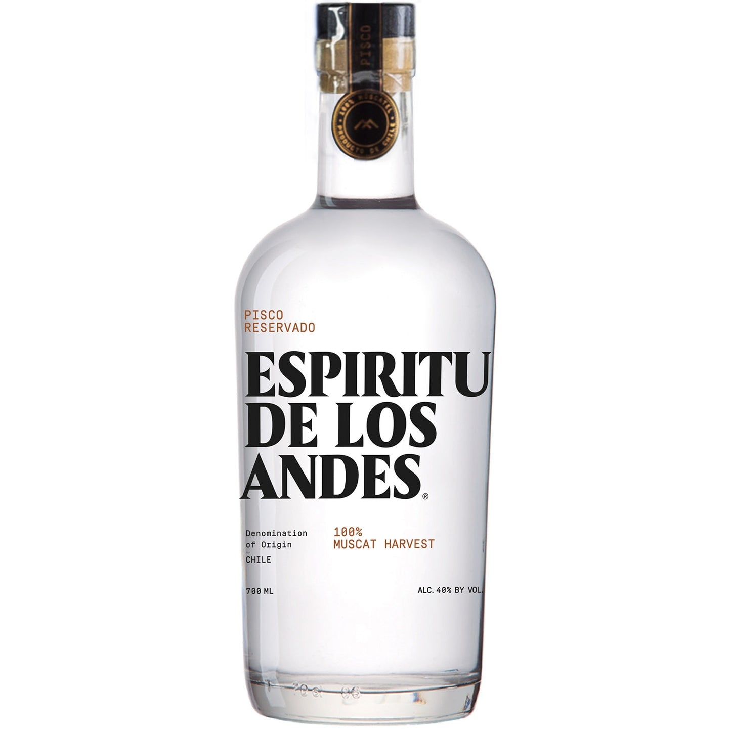 PISCO ESPIRITU DE LOS ANDES 0,7 40%
