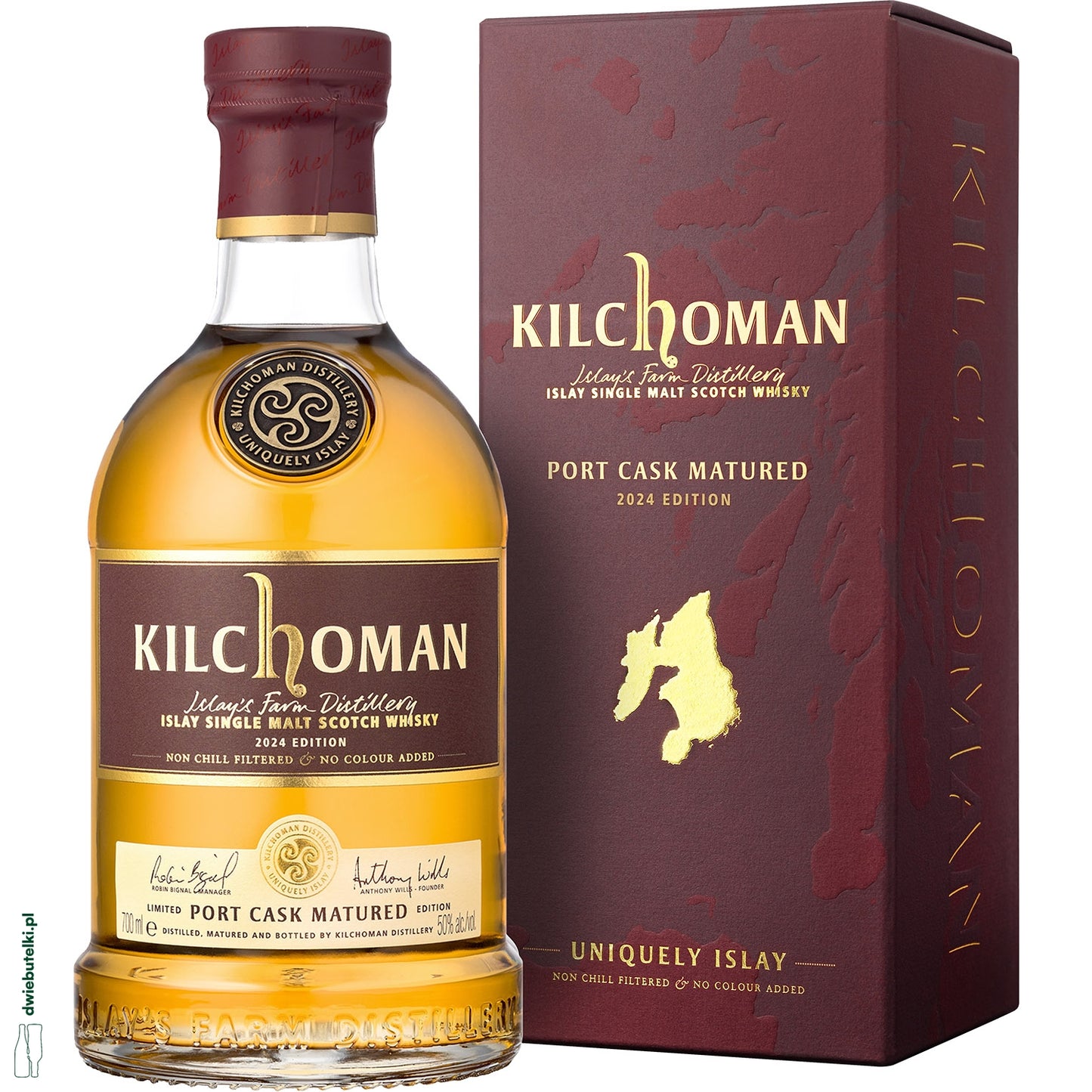 KILCHOMAN SINGLE MALT PORT CASK RELEASE 2024 50%