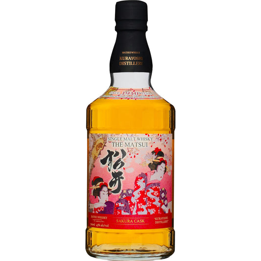 THE MATSUI SAKURA CASK SINGLE MALT 0,7 43% KARTONIK