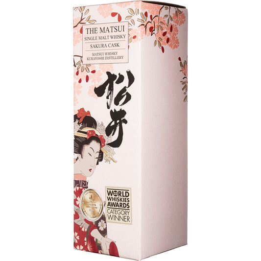 THE MATSUI SAKURA CASK SINGLE MALT 0,7 43% KARTONIK