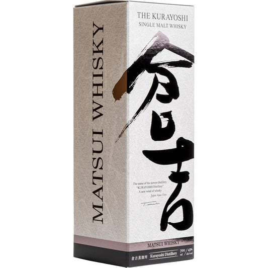 THE KURAYOSHI SINGLE MALT 0,7 43% KARTONIK