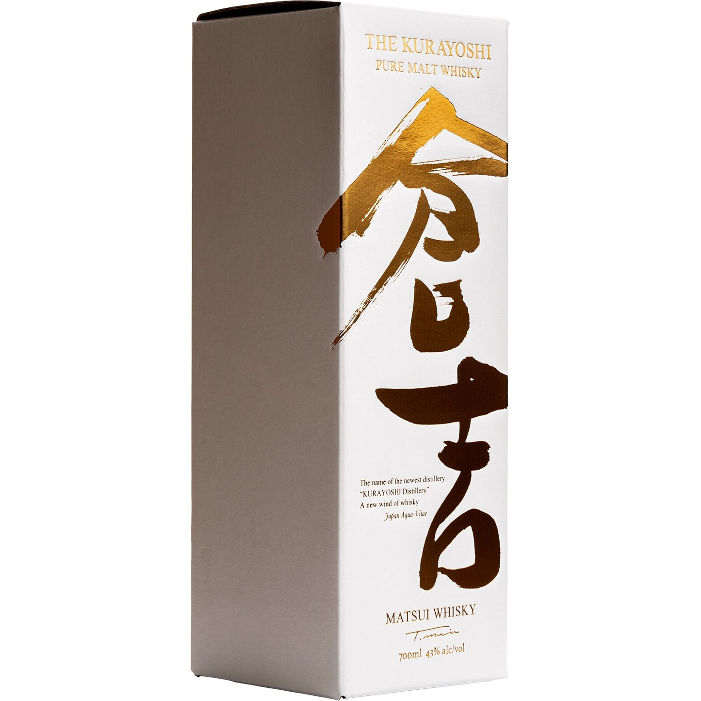 THE KURAYOSHI PURE MALT 0,7 43% KARTONIK