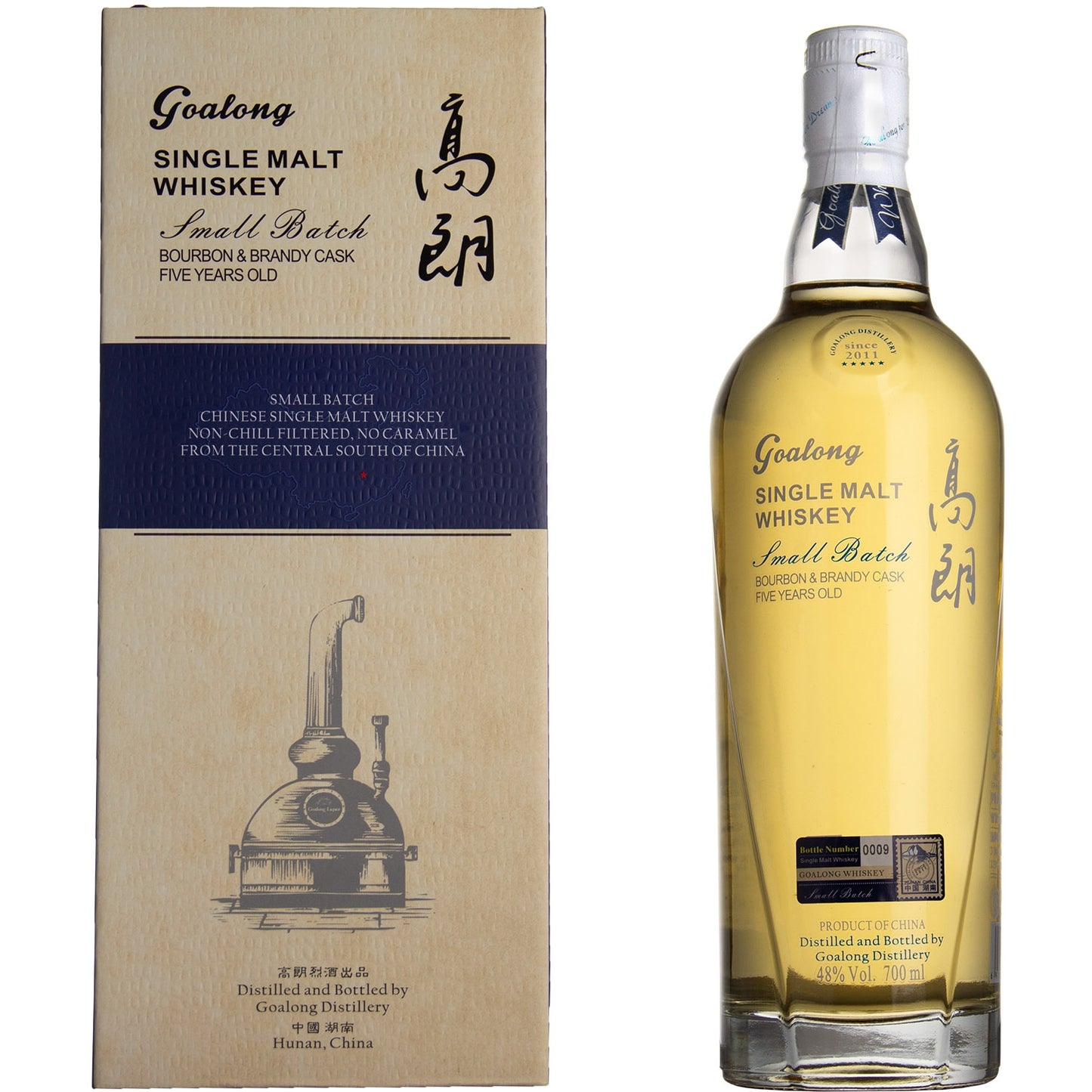 GOALONG 5 YO BOURBON & BRANDY CASK 48% KARTONIK SINGLE MALT