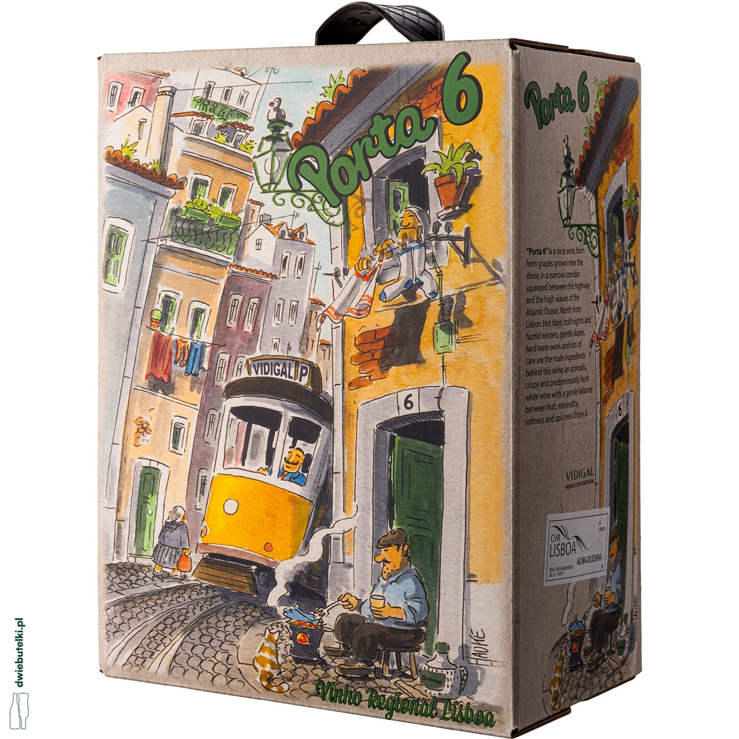 PORTA 6 BRANCO BIB 3L 2023