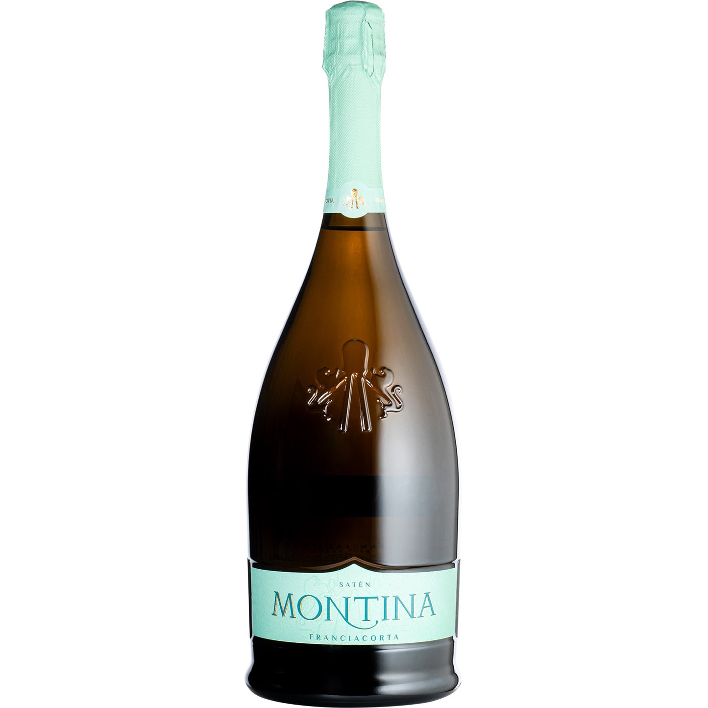 LA MONTINA SATEN BRUT 1,5 FRANCIACORTA 12% SKRZYNKA + KIELISZKI