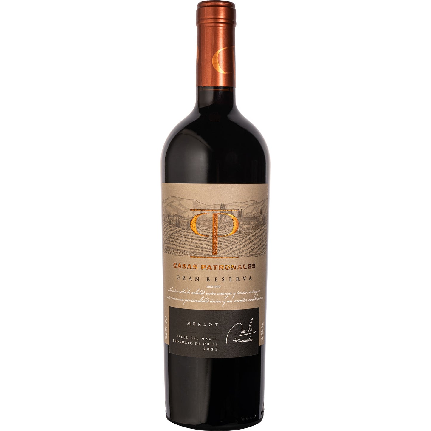 CASAS PATRONALES GRAN RESERVA MERLOT 2022