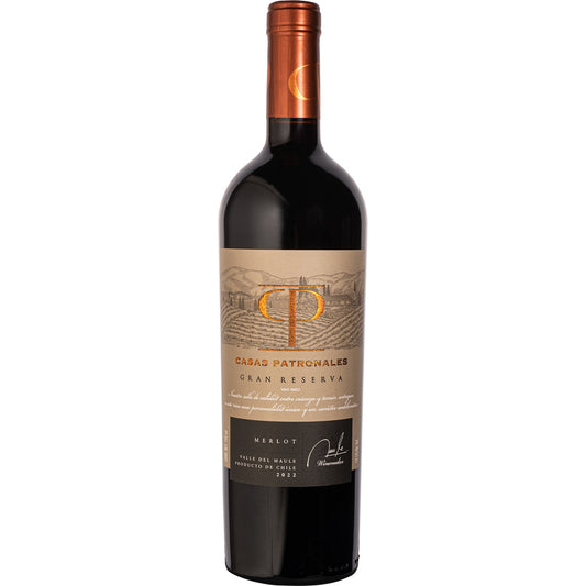 CASAS PATRONALES GRAN RESERVA MERLOT 2022