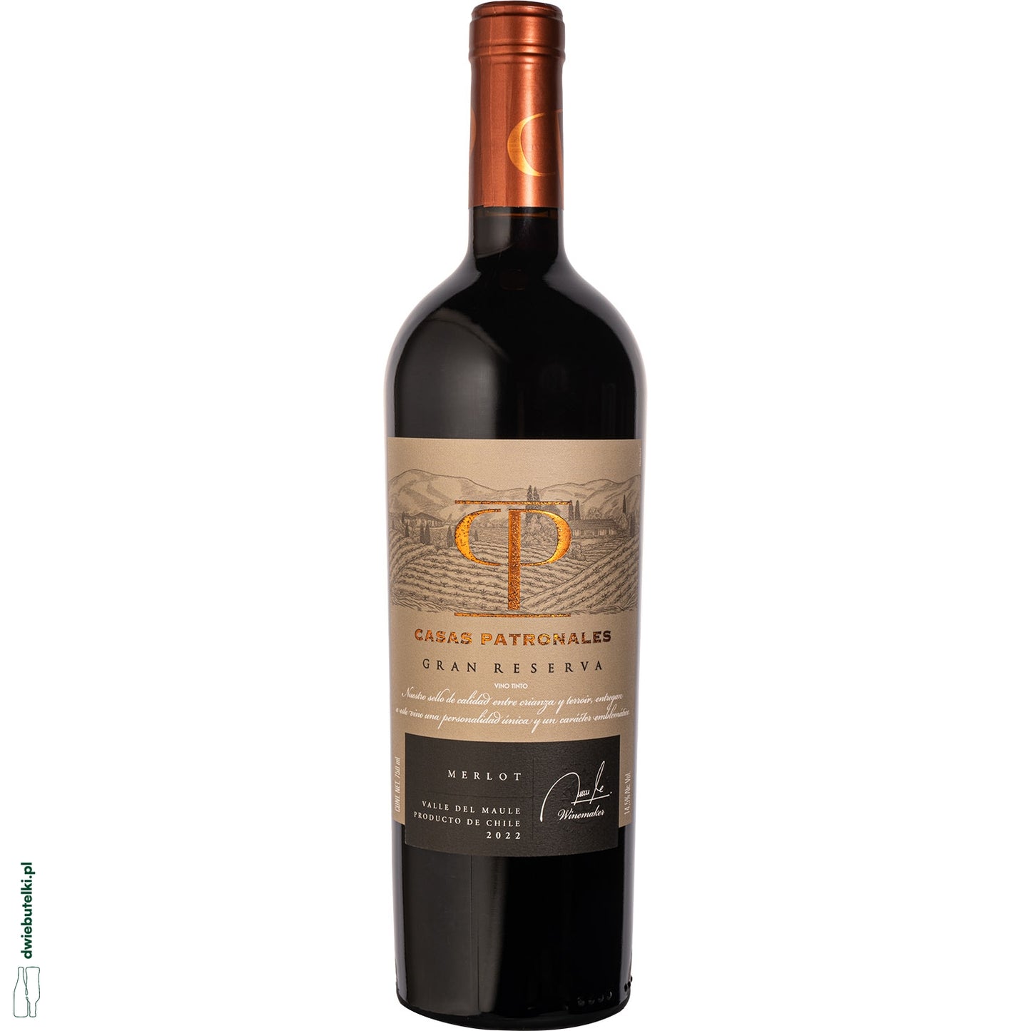 CASAS PATRONALES GRAN RESERVA MERLOT 2022