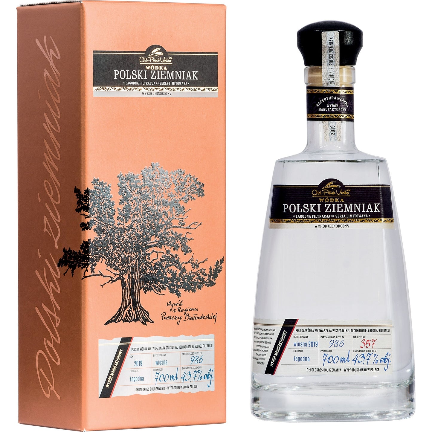 POLSKI ZIEMNIAK PÓŹNA JESIEŃ VODKA 2024 43,2%