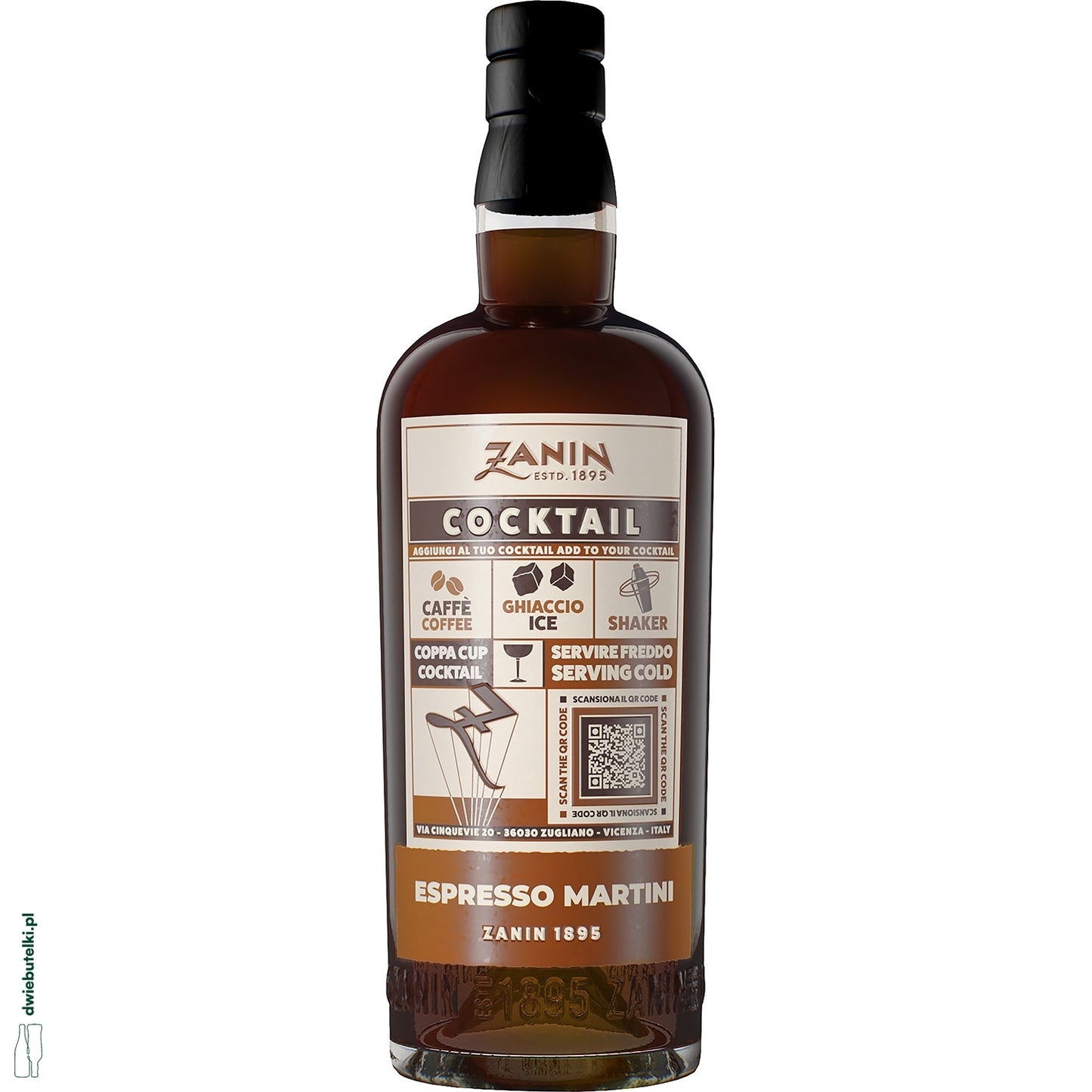 ZANINI COCKTAIL ESPRESSO MARTINI LIQUORE 18% 0,7L