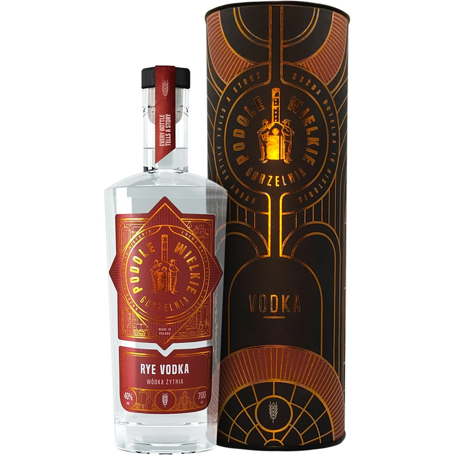 PODOLE WIELKIE WÓDKA ŻYTNIA 0,7 TUBA