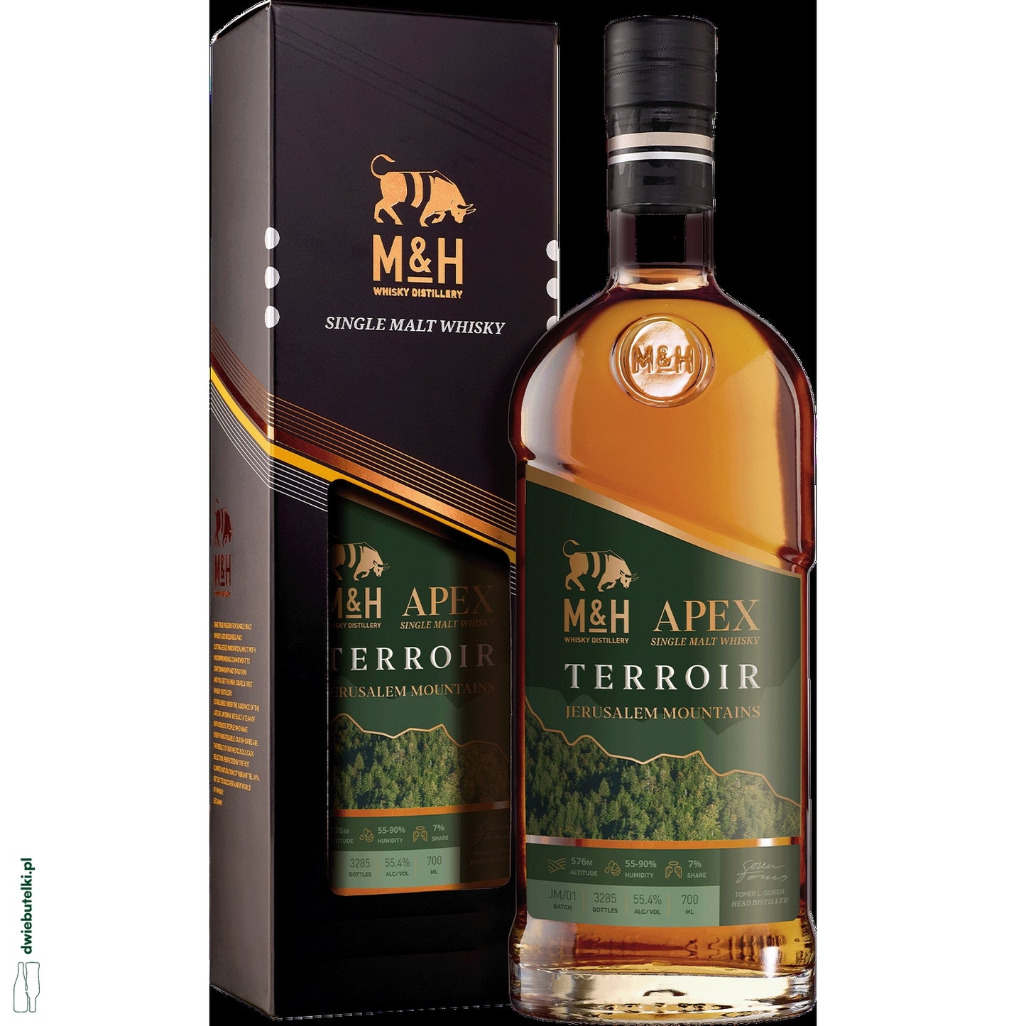M&H APEX TERROIR JERUSALEM MOUNTAINS BATCH #1 0,7 55,4%