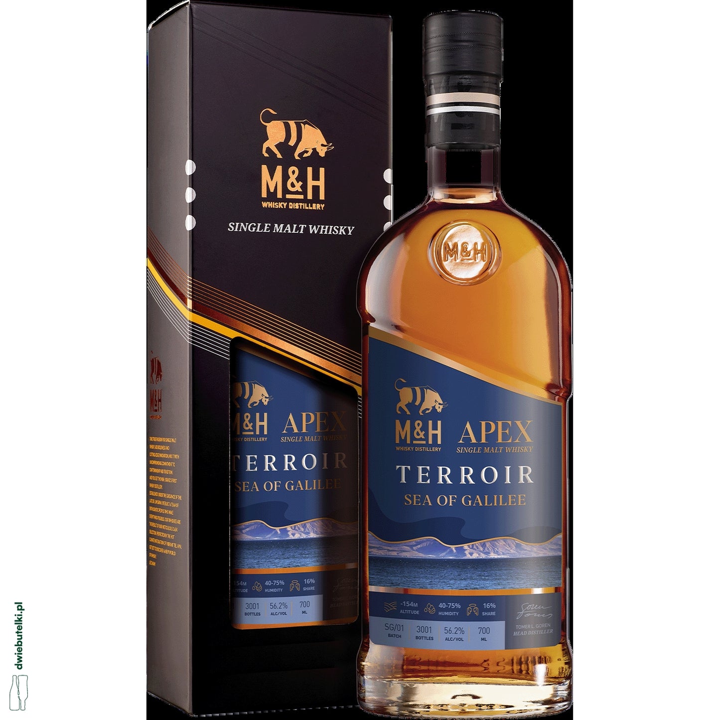 M&H APEX TERROIR SEA OF GALILEE BATCH #1 0,7 56,2%