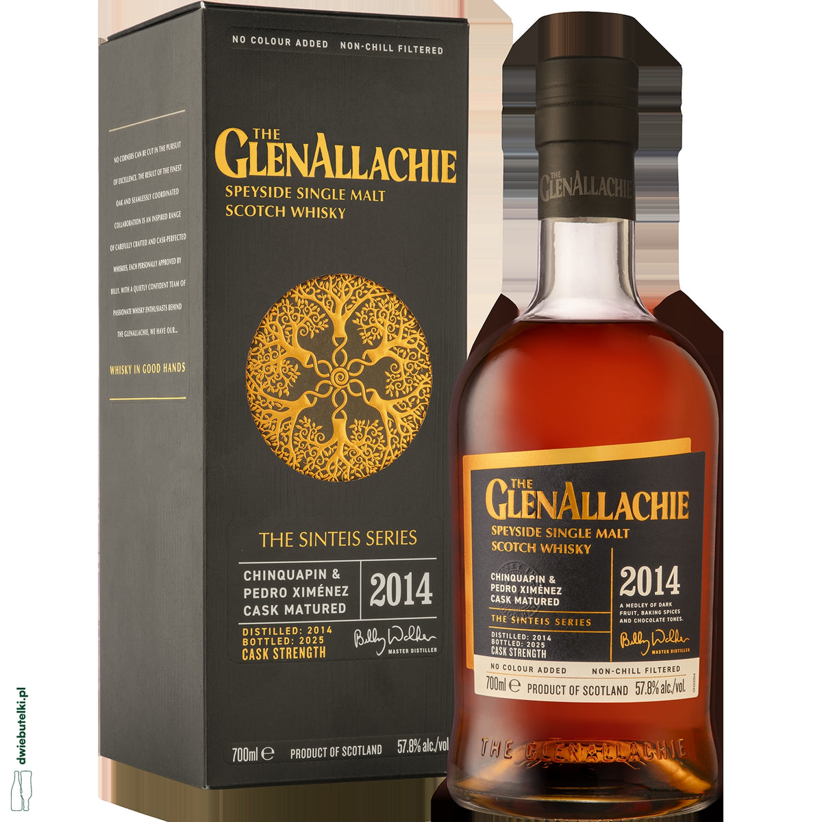 GLENALLACHIE SINTEIS CHINQUAPIN & PEDRO XIMENEZ 2014 0,7L 57,8%