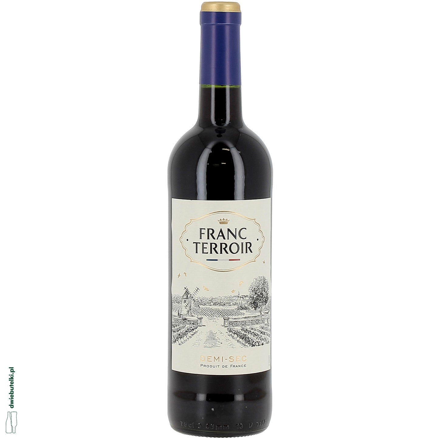 FRANC TERROIR ROUGE DEMI SEC 12% 0,7