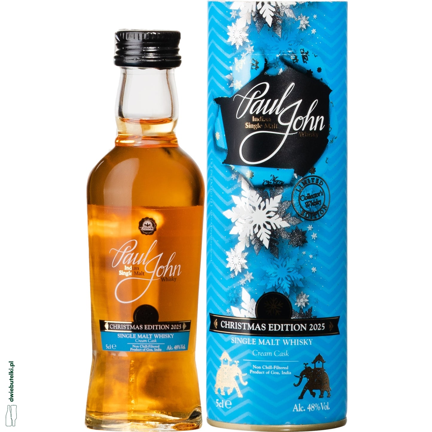 PAUL JOHN SINGLE MALT CHRISTMAS ED. 2025 0,05L MINIATURKA
