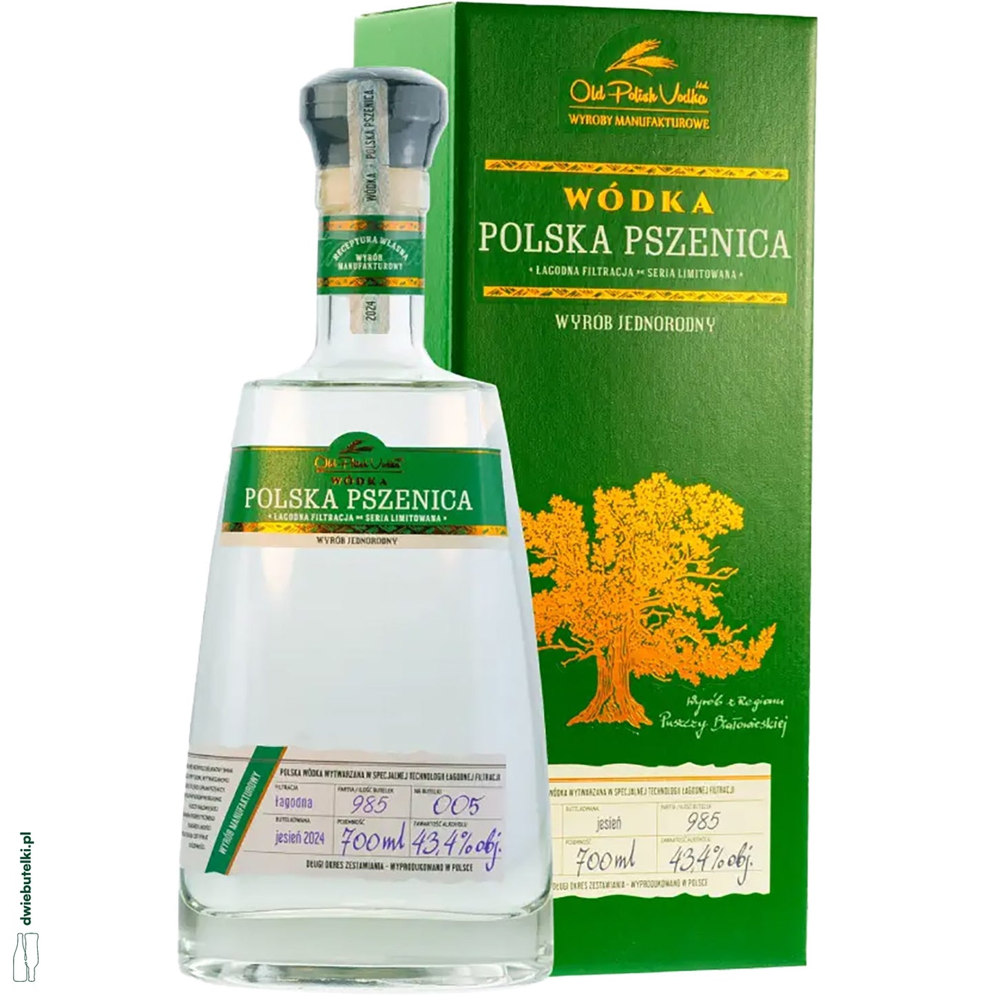 POLSKA PSZENICA LATO 2025 VODKA 43,4