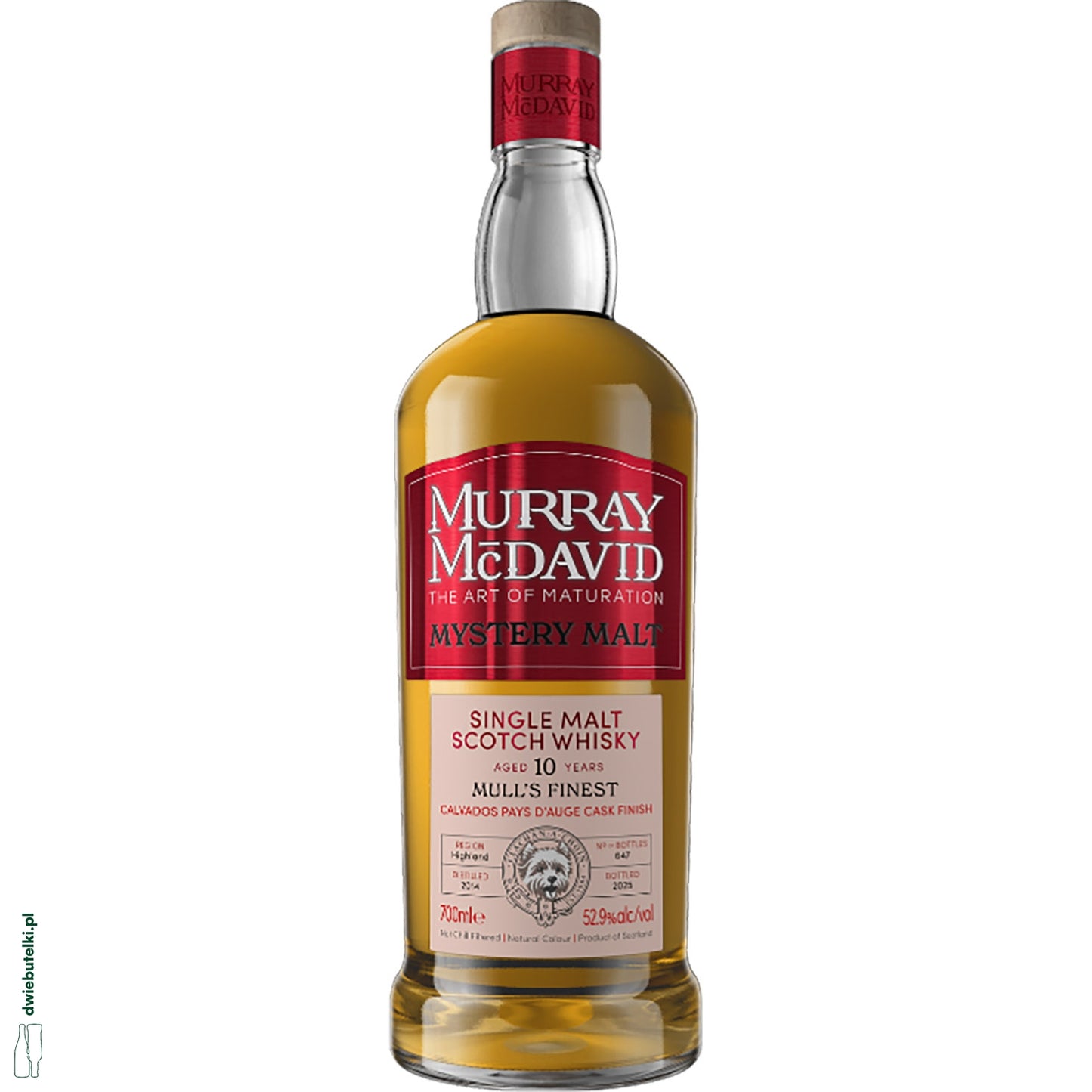 MURRAY MCDAVID MULL'S FINEST 10YO 52,9% CALVADOS PAYS D'AUGE 2014