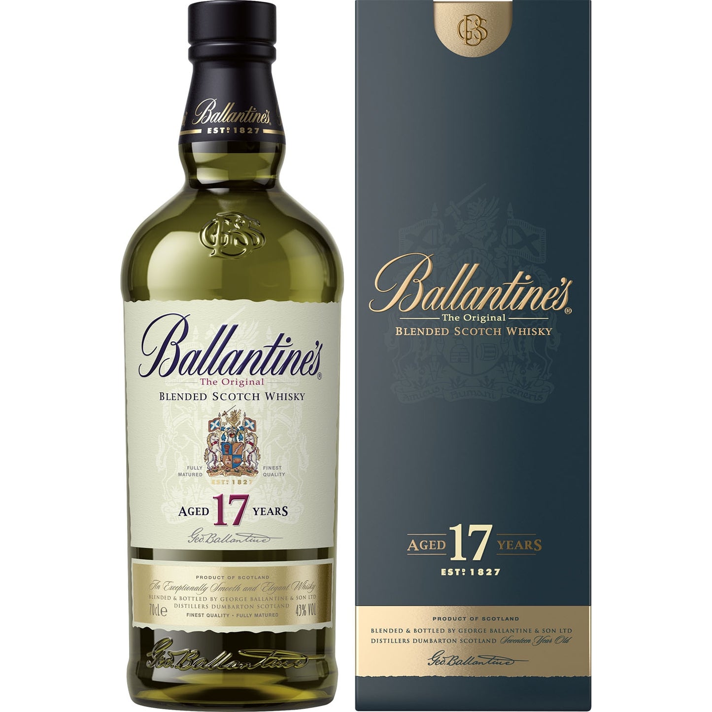 BALLANTINES 17YO KARTONIK