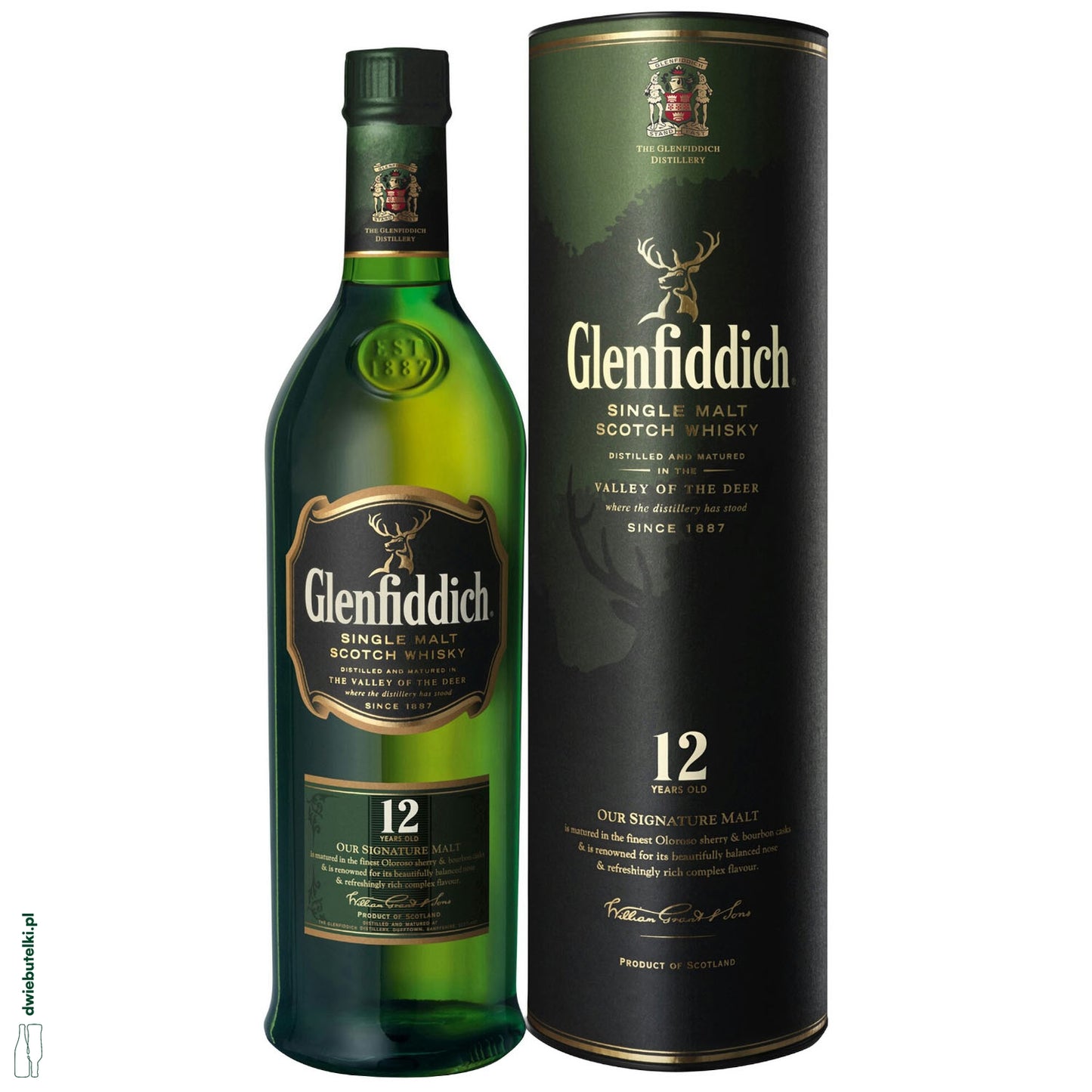 GLENFIDDICH 12 YO 0.7L TUBA