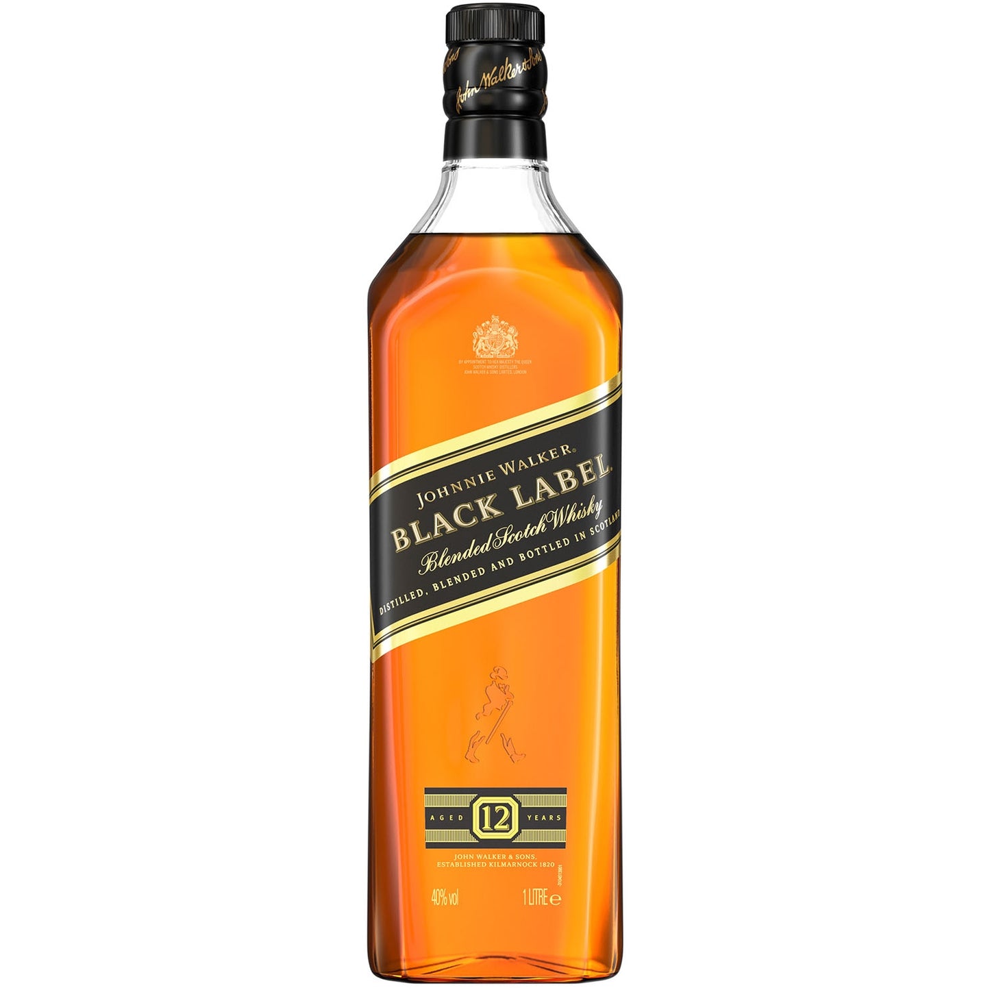 JOHNNIE WALKER BLACK LABEL 1L