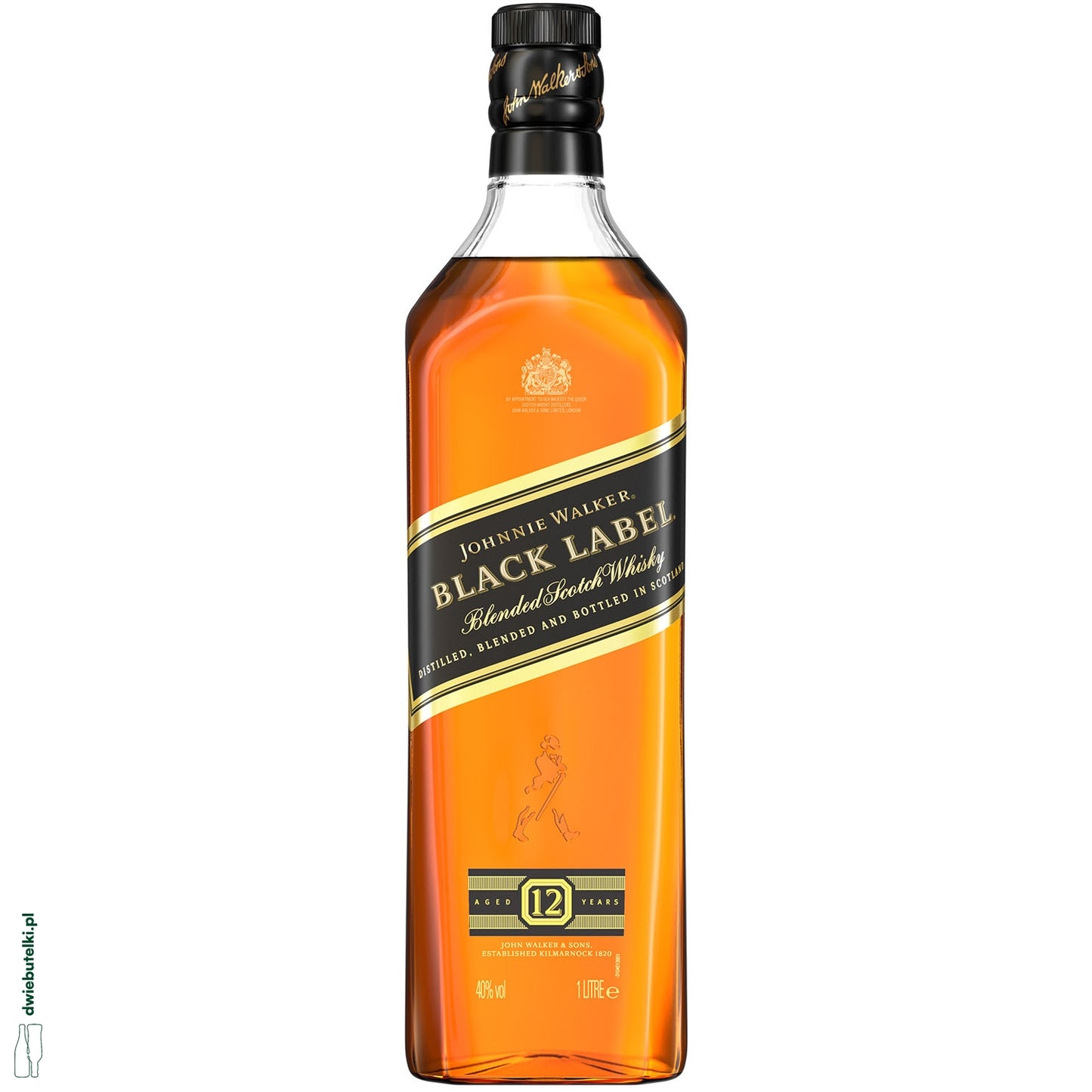 JOHNNIE WALKER BLACK LABEL 1L