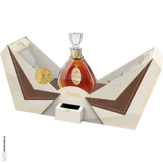 FRANCOIS VOYER HORSE D'AGE CARAFFE SKRZYNKA + 2 KIELISZKI