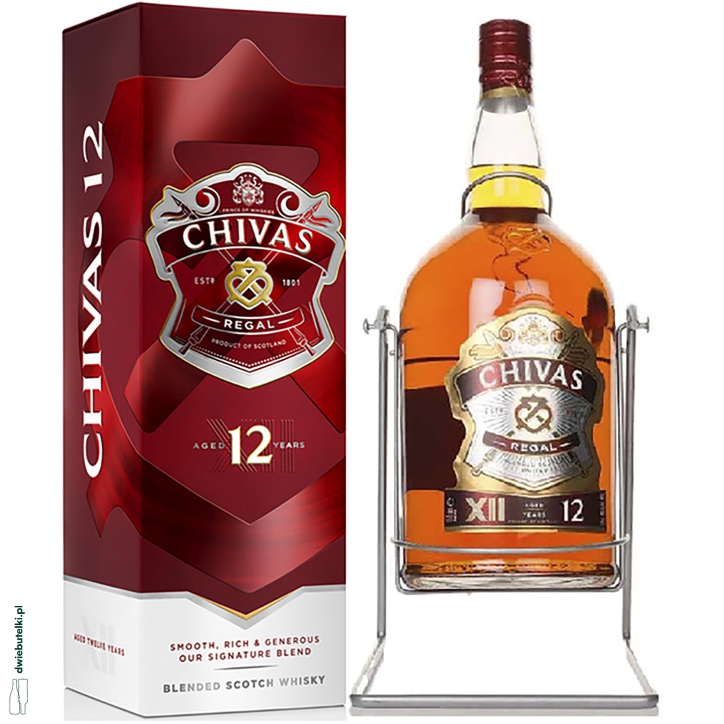 CHIVAS REGAL 12 YO 4,5L KOŁYSKA