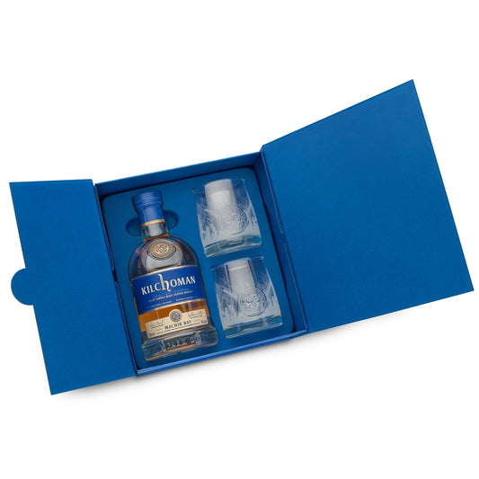 KILCHOMAN SINGLE MALT MACHIR BAY + 2 SZKLANKI