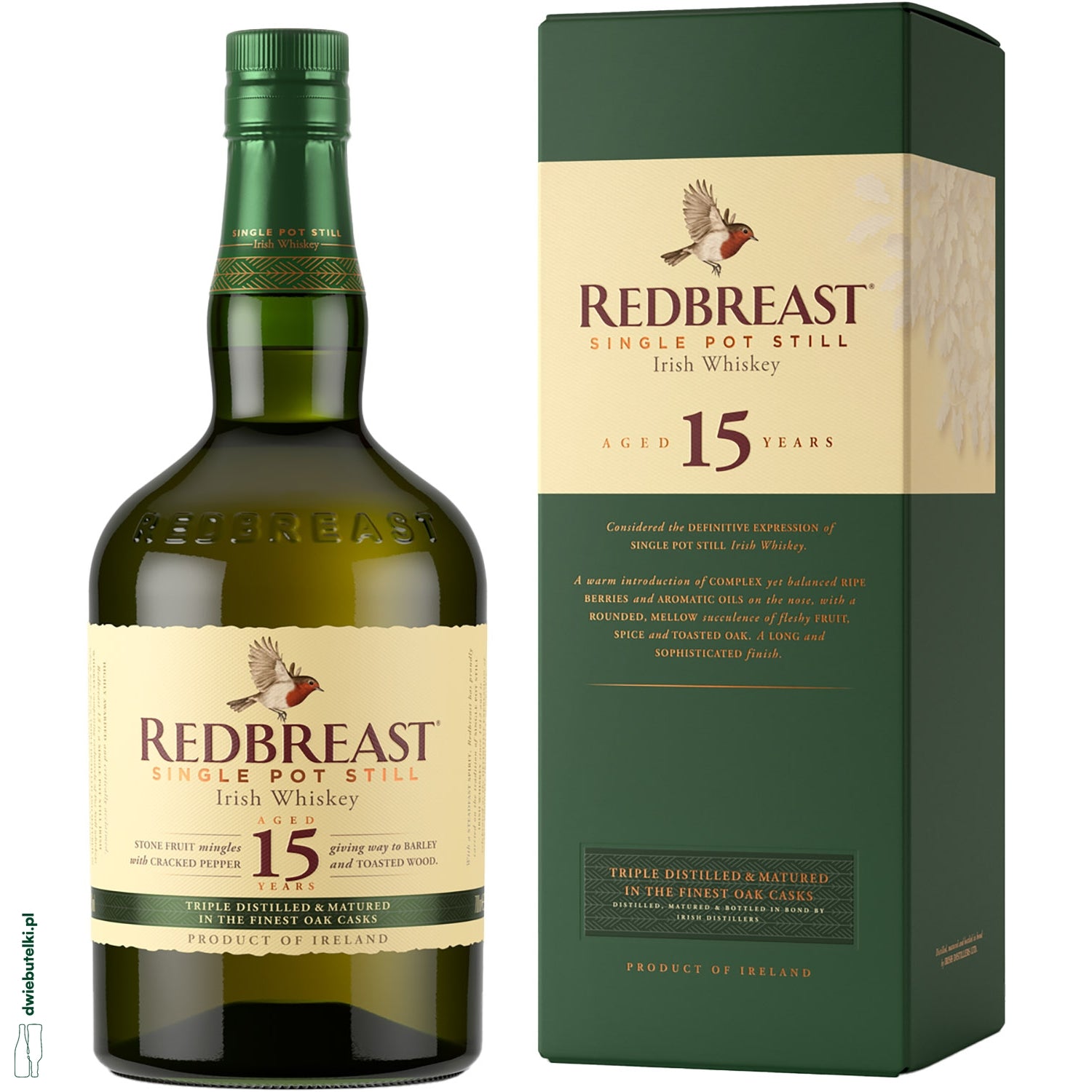 REDBREAST 15YO SINGLE POT STILL 0,7