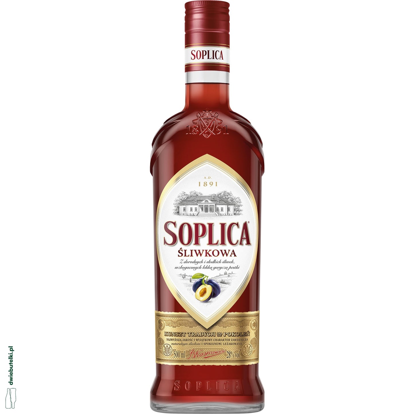 SOPLICA ŚLIWKA 0,5L