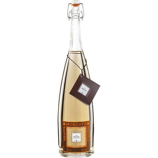 Grappa Via Roma Moscato 0,7L 40%