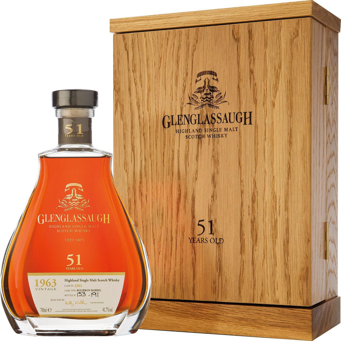 Glenglassaugh 51Yo 0,7L Skrzynka 1963Vin