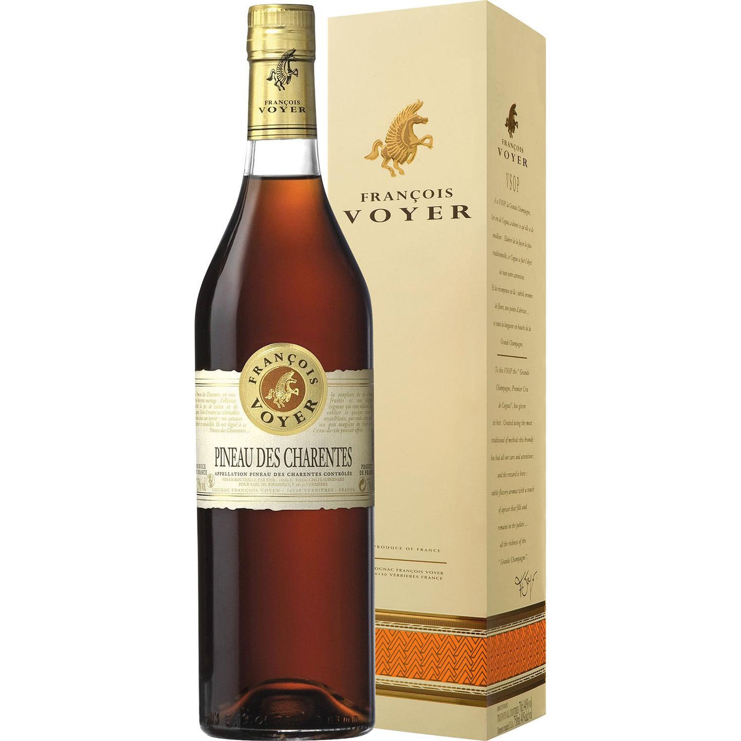 Voyer Pineau Des Charentes Rose 0,75 Etui