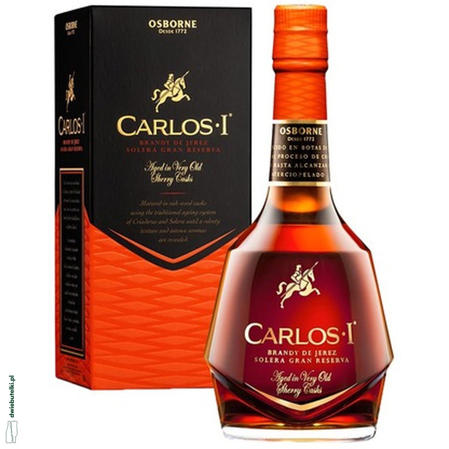 CARLOS I BRANDY DE JEREZ 0,7 KARTON 40%