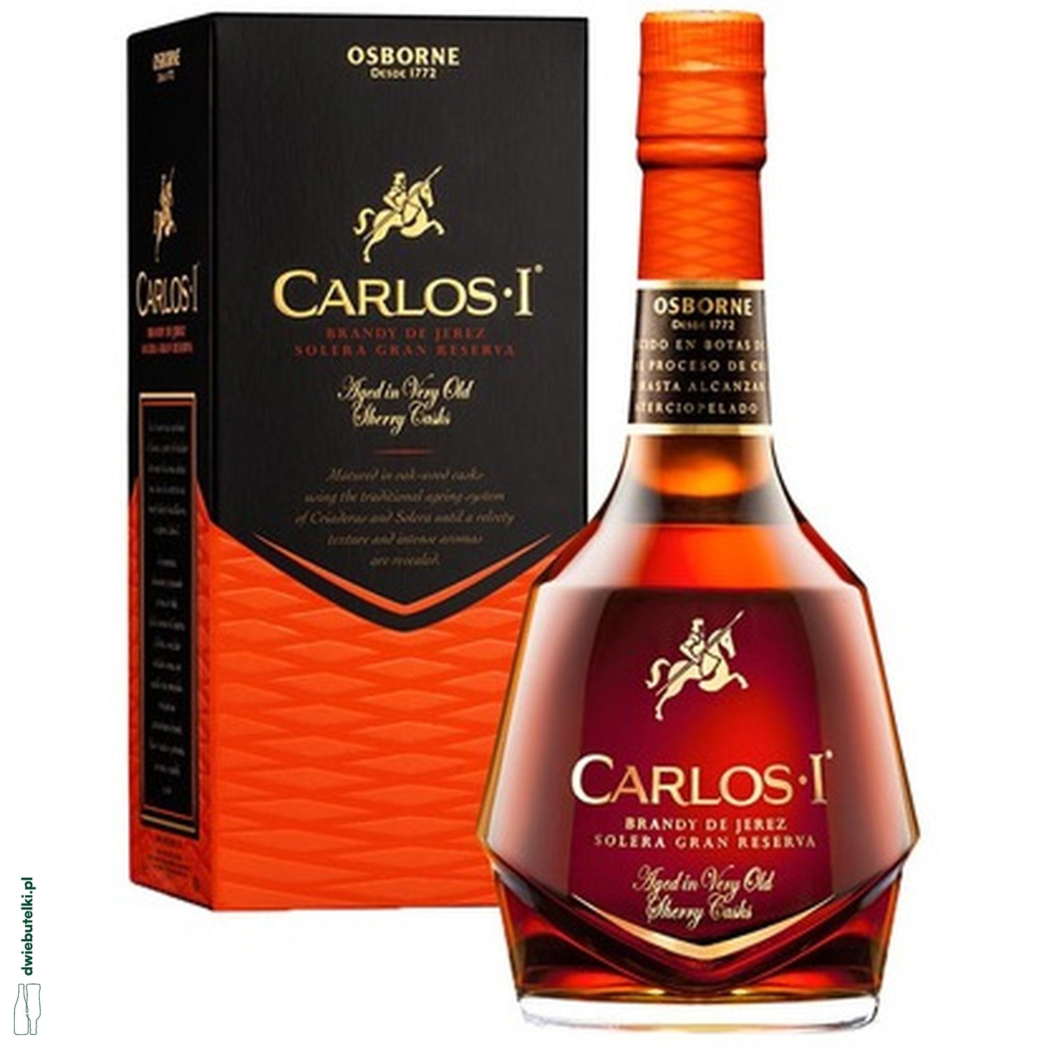CARLOS I BRANDY DE JEREZ 0,7 KARTON 40%