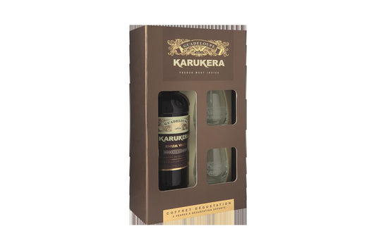 Karukera Rhum Vieux Res Speciale 0,7 Kartonik + 2 Szklanki