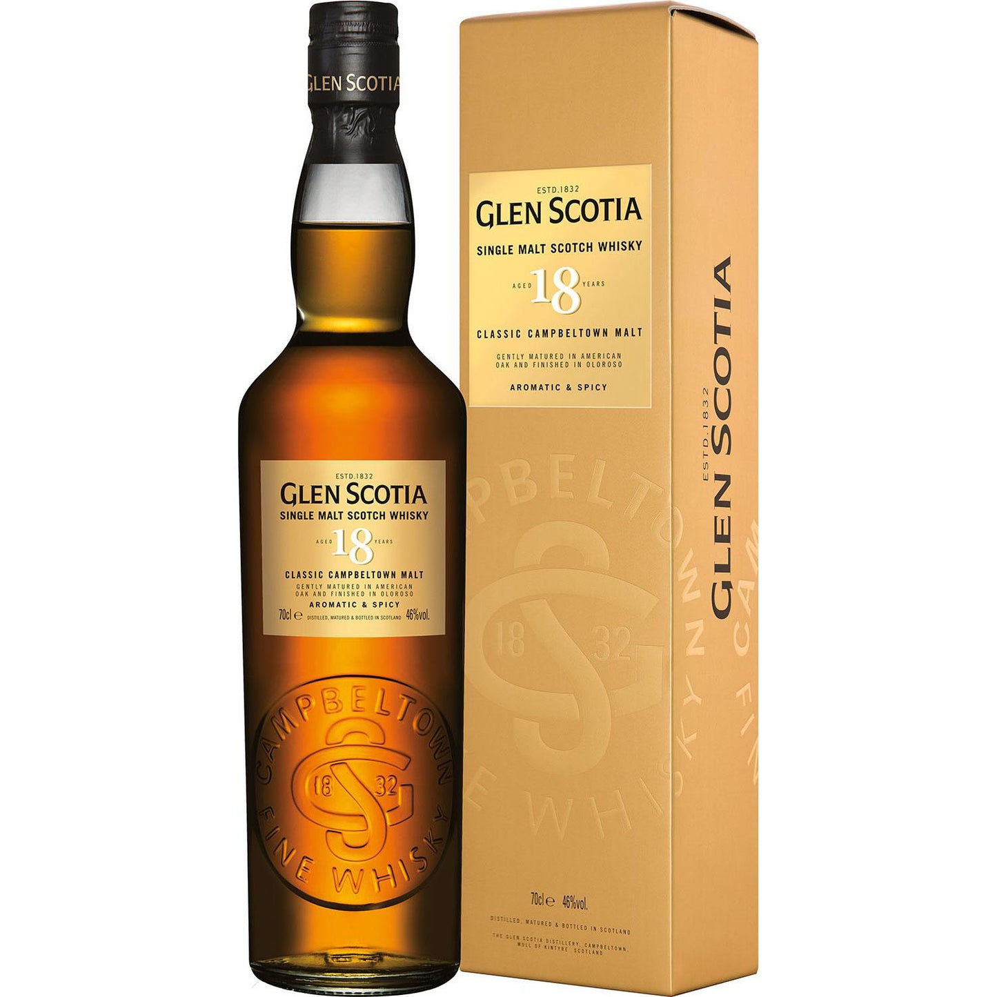 Glen Scotia 18 Yo Single Malt 0,7L 46% Kartonik