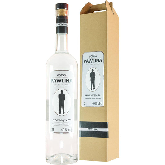 Pawlina Vodka 3L Kartonik Z Pompką