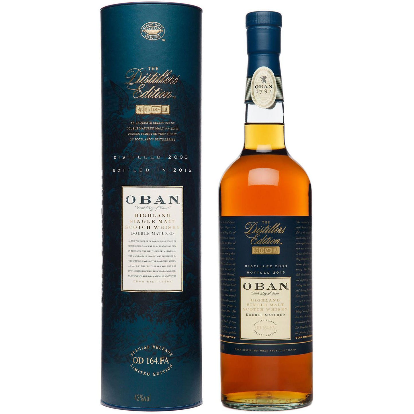 Oban 1794 De Double Matured 0,7 43 %