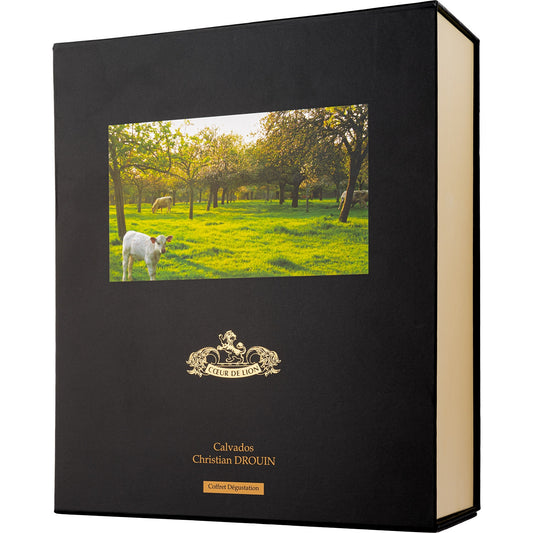 CALVADOS DROUIN RESERVE + 2 KIELISZKI