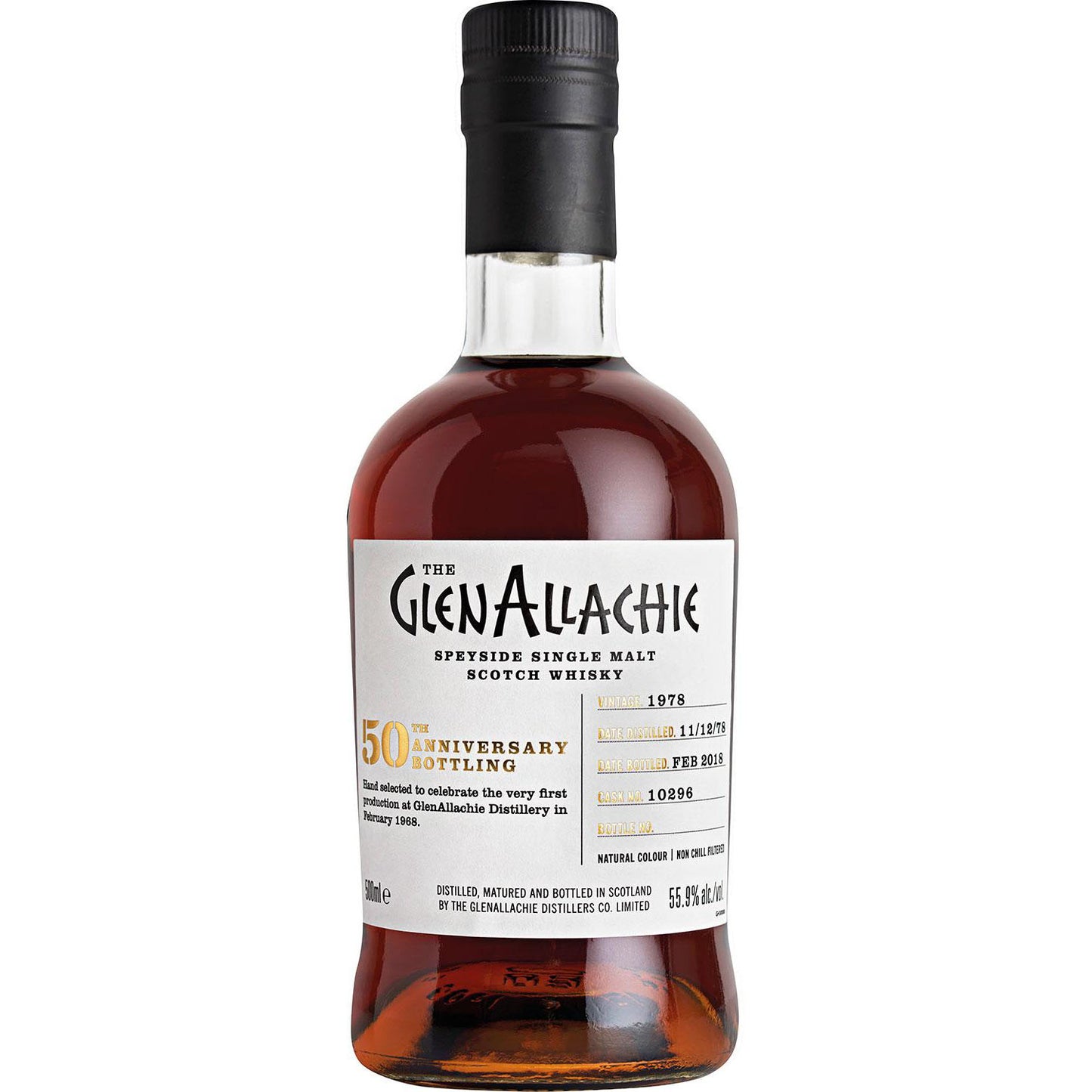 Glenallachie 1978 55,9% Cask 010296 0,5L