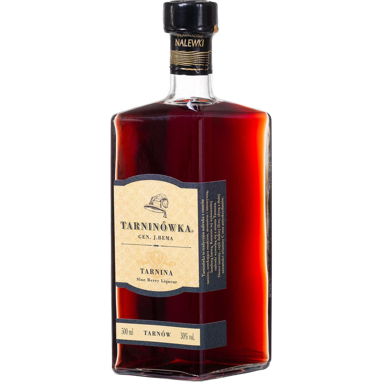 Tarninówka Gen.J.Bema 0,5L 30% Karafka