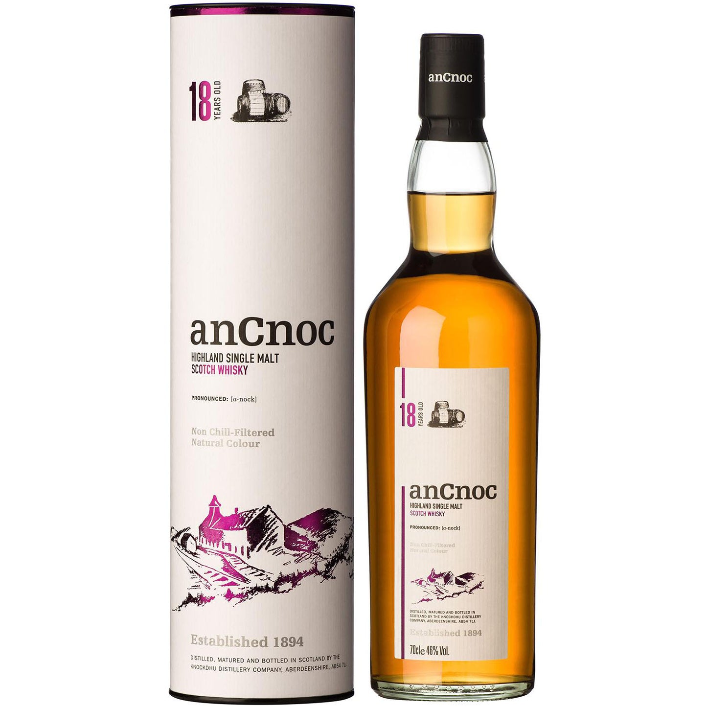 An Cnoc 18Yo 0.7L 46%